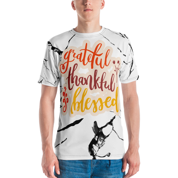 Thankful & Blessed Men's T-shirt
